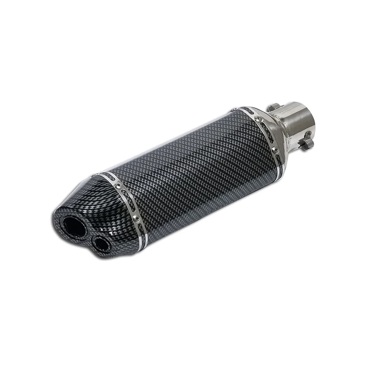 Motorcycle exhaust muffler Carbon fiber motorcycle exhaust pipe