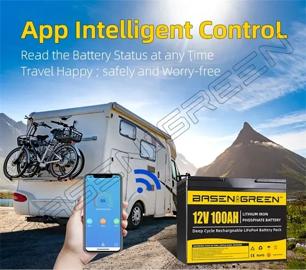 Basen Green12v Energy Storage Lithium Battery 12v 100ah 200ah 300ah Lithium Battery For Solar System