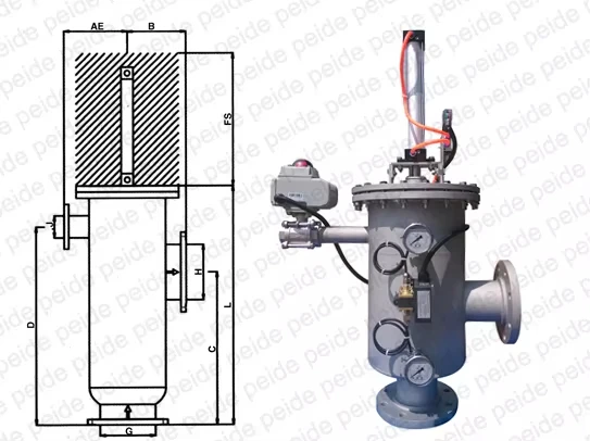 Self Cleaning Bernoulli Water Filter Automatic Self-Cleaning pond water filter
