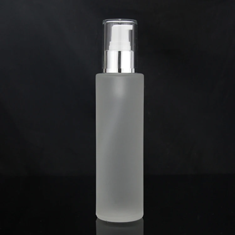Glass Skin Care Lotion Pump Bottle  Luxury Cosmetics Glass Packaging Serum lotion Bottle