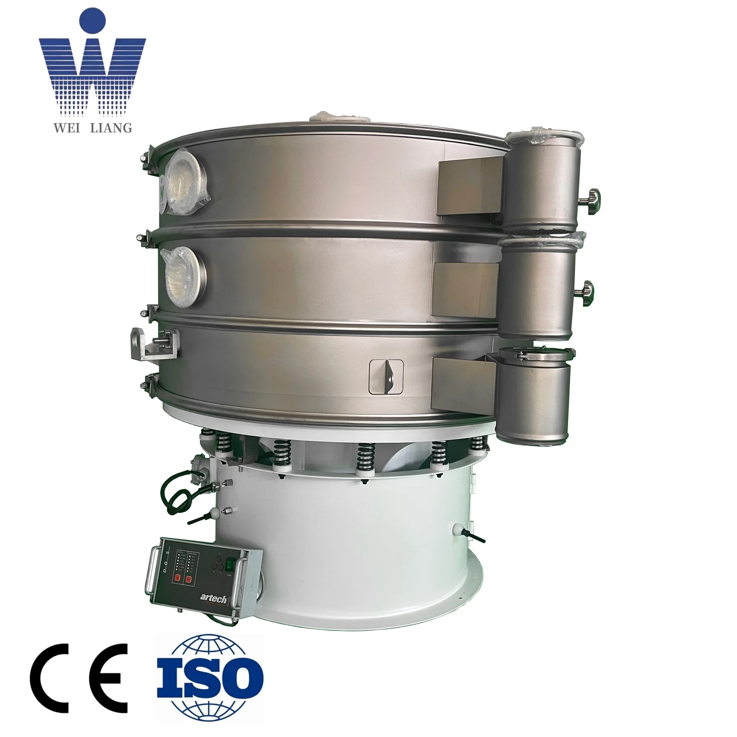 High Efficiency 500 Mesh Ultrasonic Vibratory Sieve Sifter /ultrasonic Vibrating Screen For Curcuma Longa Powder