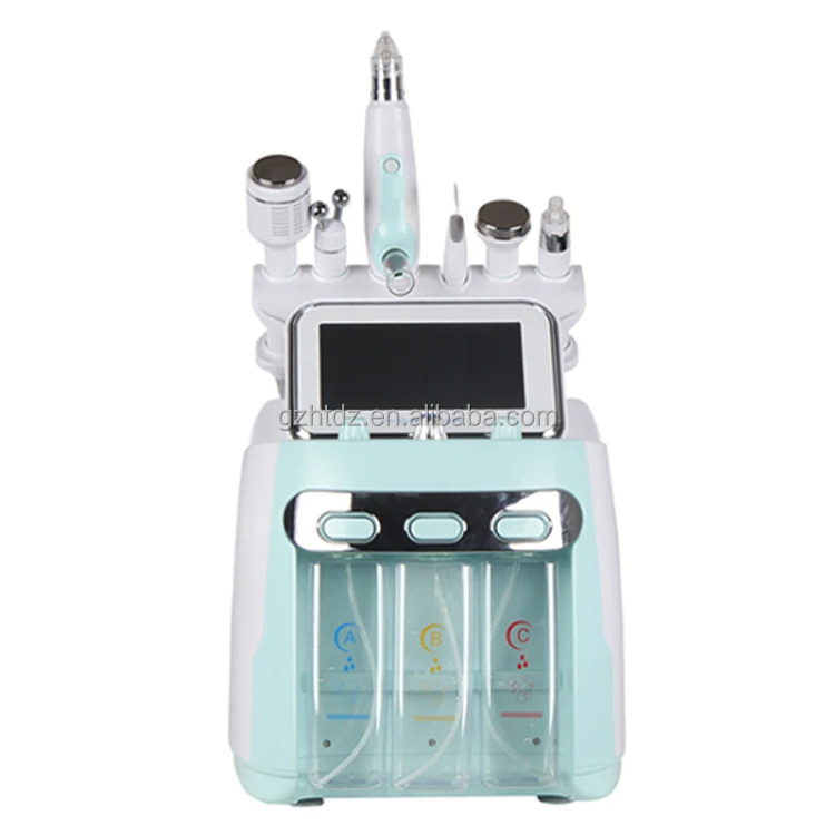 H202 Hydra small bubble 7 in 1 Hydro microdermabrasion aqua peel beauty facial machine with led mask