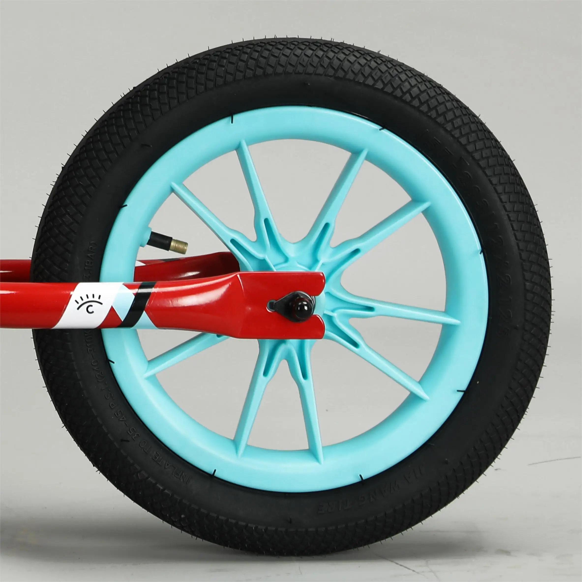 12 14 inches Children Balance Bike Height Adjustable Kids Balance Bike with Rubber Pneumatic Tires for 4-10 years children