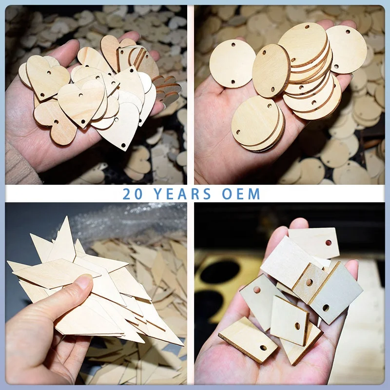 Custom Laser Cutting Factory OEM and ODM  Laser Engraving Services Wood Plywood Wooden Crafts Laser Cutting Wood