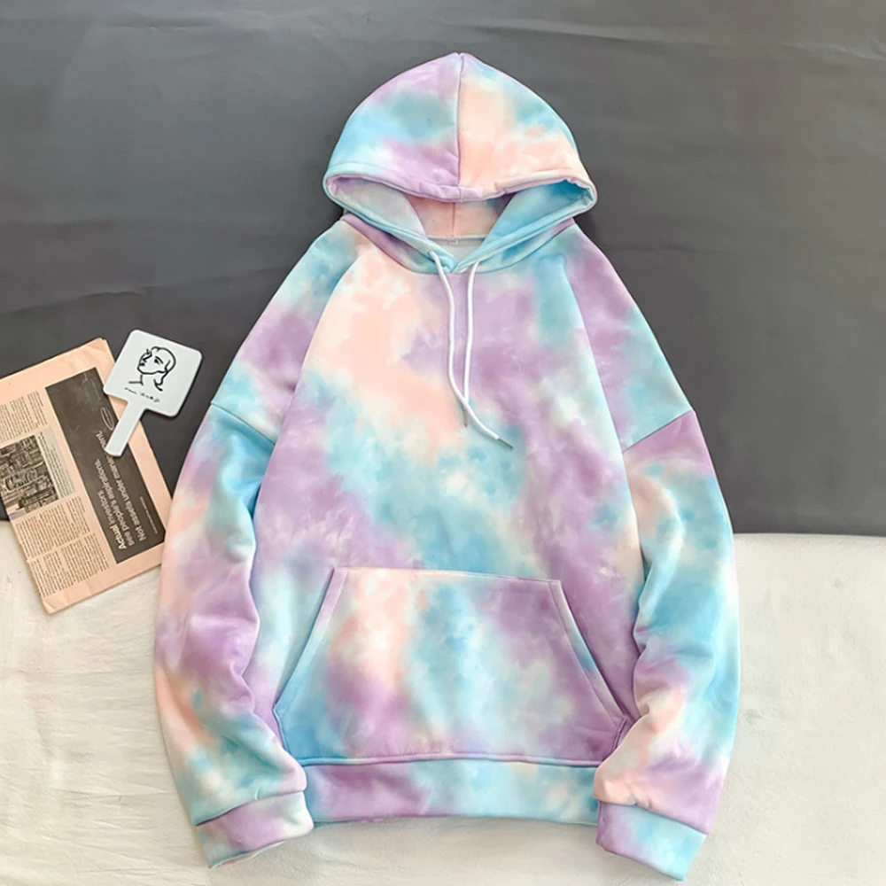 
Custom Tie Dye Hoodie Mens Cotton Terry Acid Wash Hoodie Wholesale 
