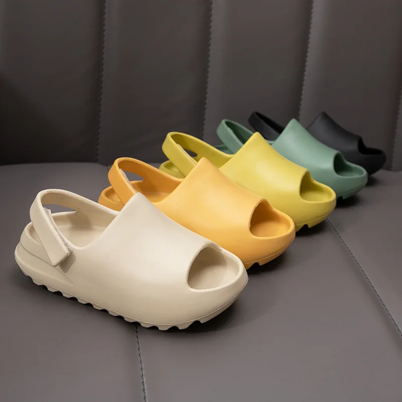 
2021 hotsale soft toddle casual slipper yeezy kids sandals 2021 