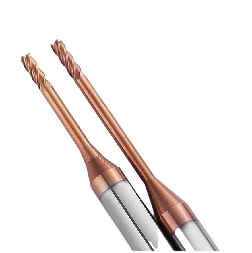 Carbide End Mill 2 Flute Square Milling Machine CNC Cutting Tools 2 Flute Deep Groove Square End Mill