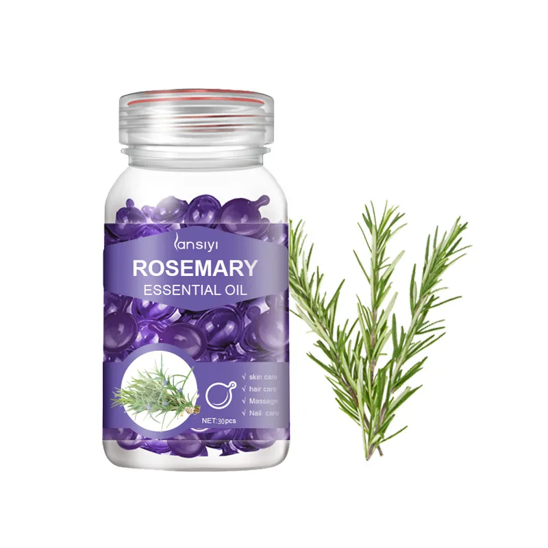 Best Selling Wholesale Hair Care Honey Rose Rosemary Shea Butter Capsules Hair Oil