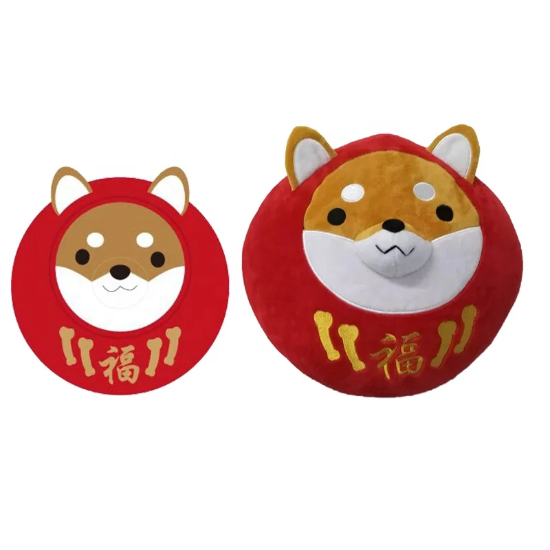 Вау Doge игрушка-животное плюшевая голова дизайн хлопковая набивная подушка кукла
