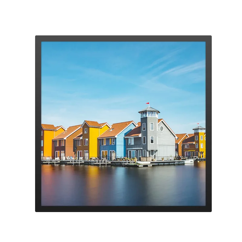 Square LCD monitor 17/22/26.5/33 Inch display touchscreen advertising display art Digital Signage Square Lcd Display