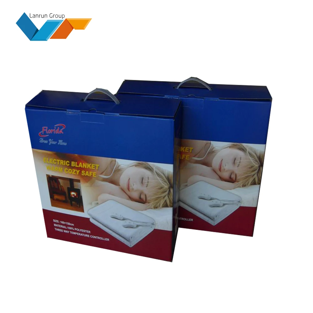 220V GS,CE,ROHS,REACH Certificate Luxury Polar Fleece Electric Heated Under Blanket
