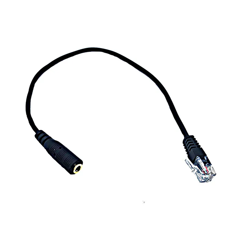 rj9 connector  male  To audio 3.5mm female Audio Female Socket  Audio Adapter Cable for 	 apple headphones 3.5mm