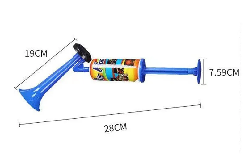 Party Noise Maker Celebration Birthday Party Tools Hand Push Pump Mini Air Horn Pump