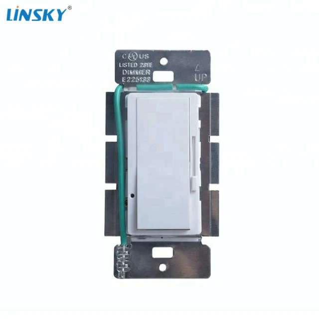 Shanghai Linsky American standard 120V 60HZ 600W AC Power Single Pole Incandescent Dimmer Switch