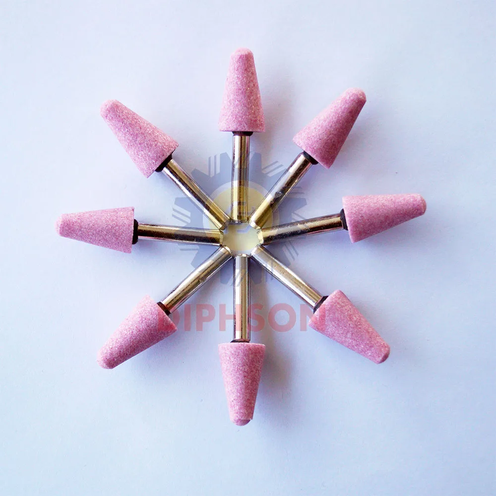 Grinding Head with High Hardness Different Sizes Grinding Tool PINK FUSED ALUMINA Mounted Point Grinding Head