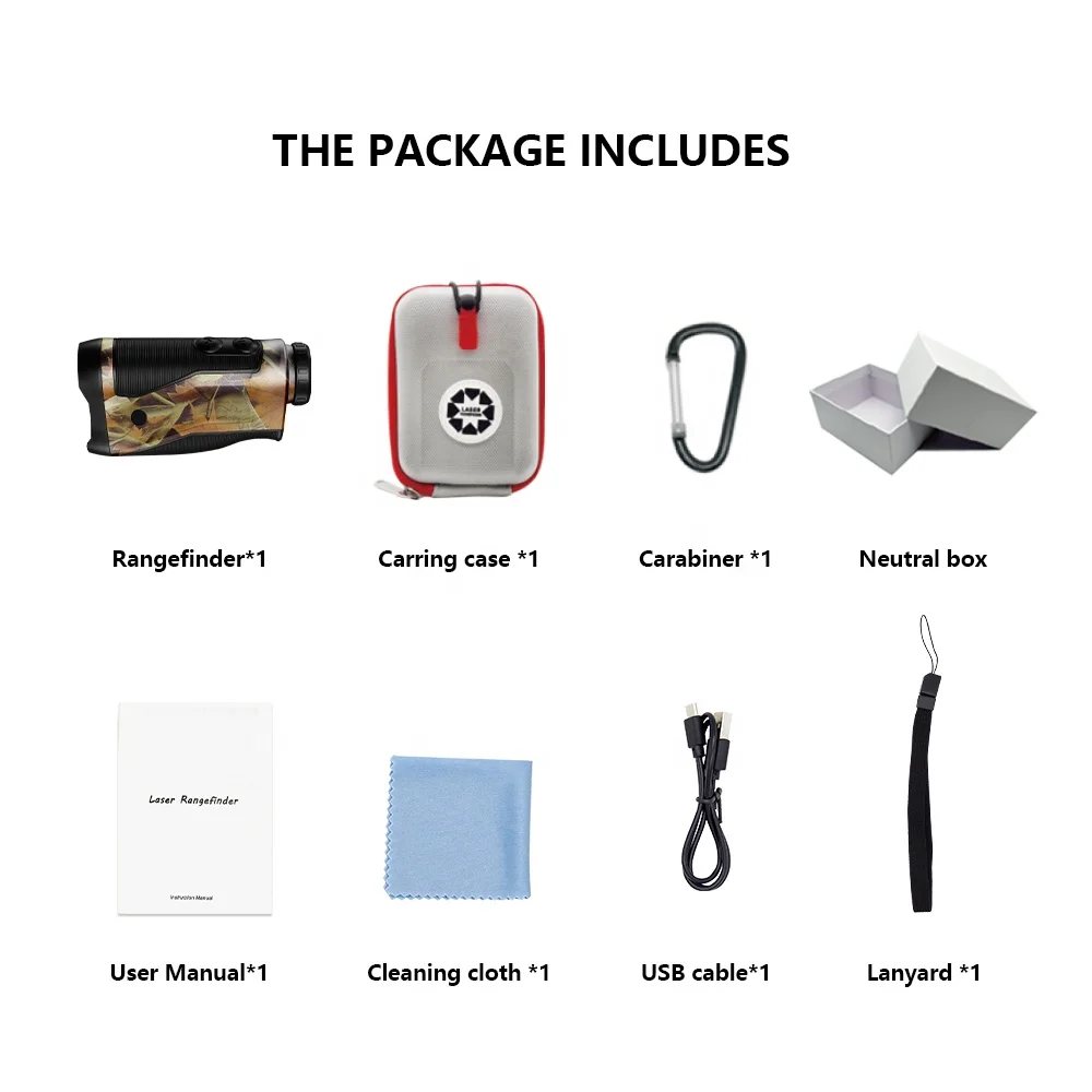 Optical Factory Long Range Distance Meter OLED Prism Laser Rangefinder Slope Compensation Slope Compensation Speed