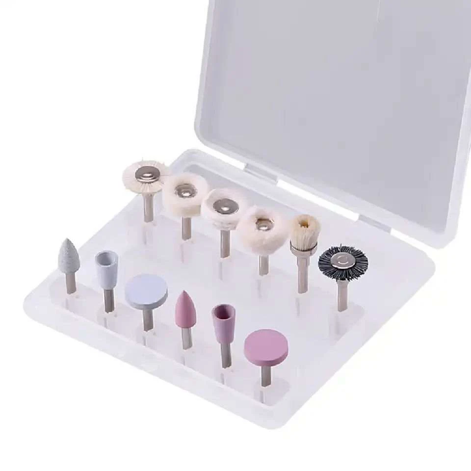 Electric Dental Polishing kits with Alumina/Silicon Carbide Material Prophy Brush for Contra Angle Handpiece