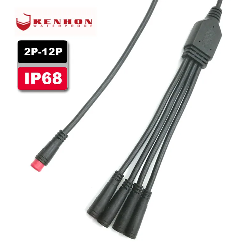 
Waterproof Sealed Connector 6pin Connector Power Adapter Waterproof Automotive Connectors 