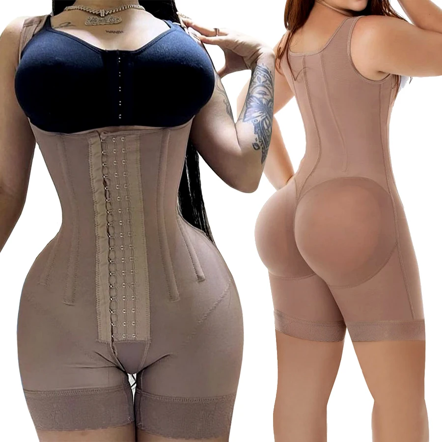 Wholesale Adjustable Hook Post Liposuction BBL Slimming Waist Tummy Tucker Full Body Sculpting Butt Lift Bodysuit Shaper