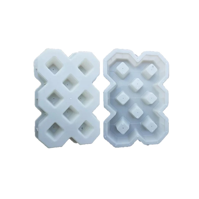 Plastic concrete grass brick stone molds