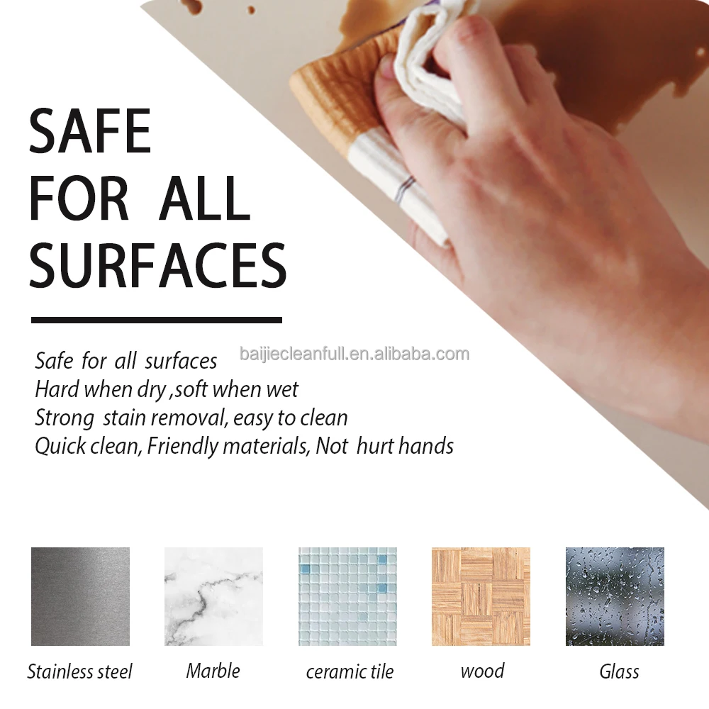 Absorbent  Swedish Dishcloths Cellulose Sponge Cleaning Cloth  No Odor Cleaning Wipes with 6 Printing Desgin Styles for Kitchen