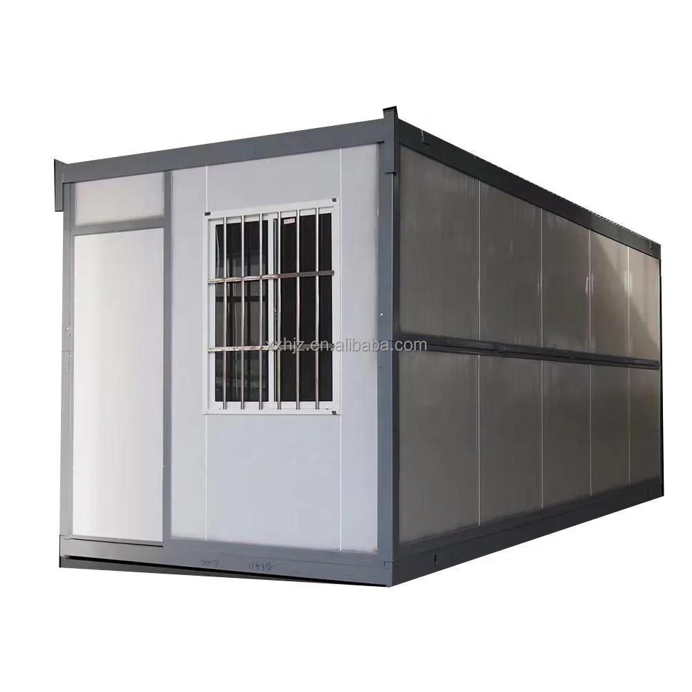 20ft easy installation folding prefab homes modular structural design living portable folding container house for factory