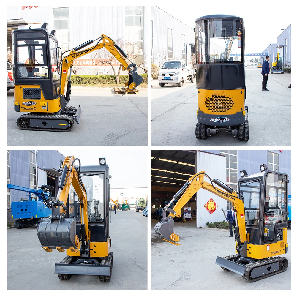 Euro 5 EPA Hydraulic pilot Joystick Excavator Hydraulic Hammer Small Mini Excavator for Sale