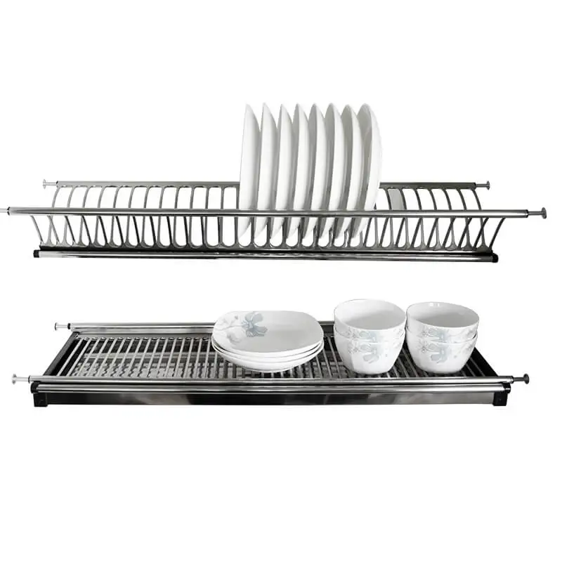 Modern Design Stainless Steel Dish Rack Built-in Kitchen Cupboard