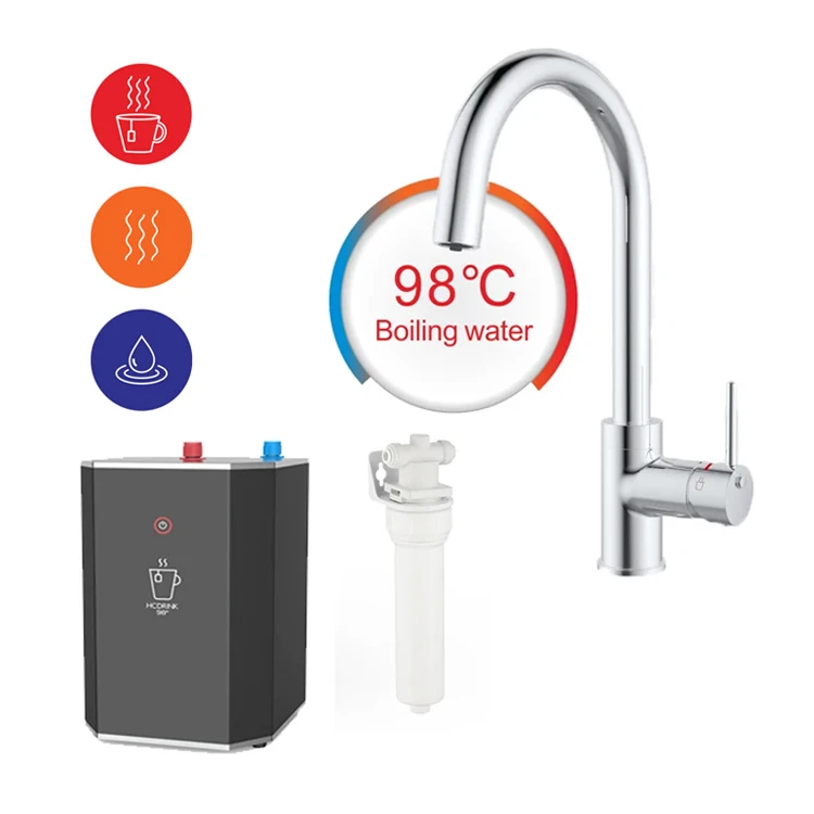 Iwater Under Counter Hexagon Mechanical 2.4L Cheap Water Dispenser Instant Hot Water Dispenser