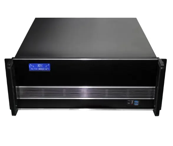 industrial case with screen control the fans speed energy saving chassis aluminum case 4u server case