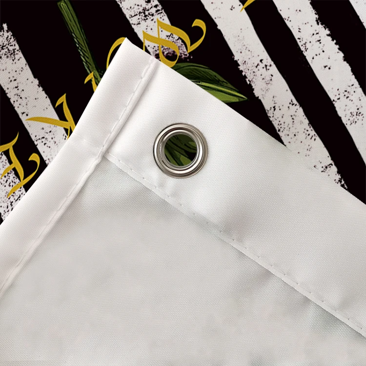 Современная декоративная душевая занавеска в виде подсолнуха из 100% полиэстера оптом для ванной