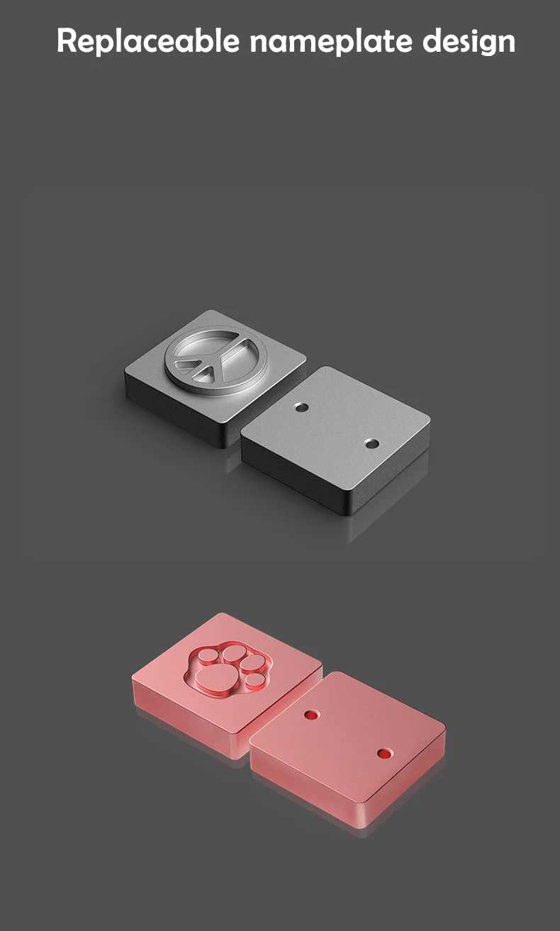 Two-color With Hot Swappable Switch Lighting81-key   /cat paw mechanical keyboard