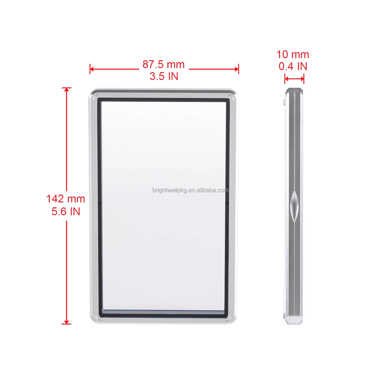 Graded Card Aluminum Slab Bumper Guard Protector For Graded Card