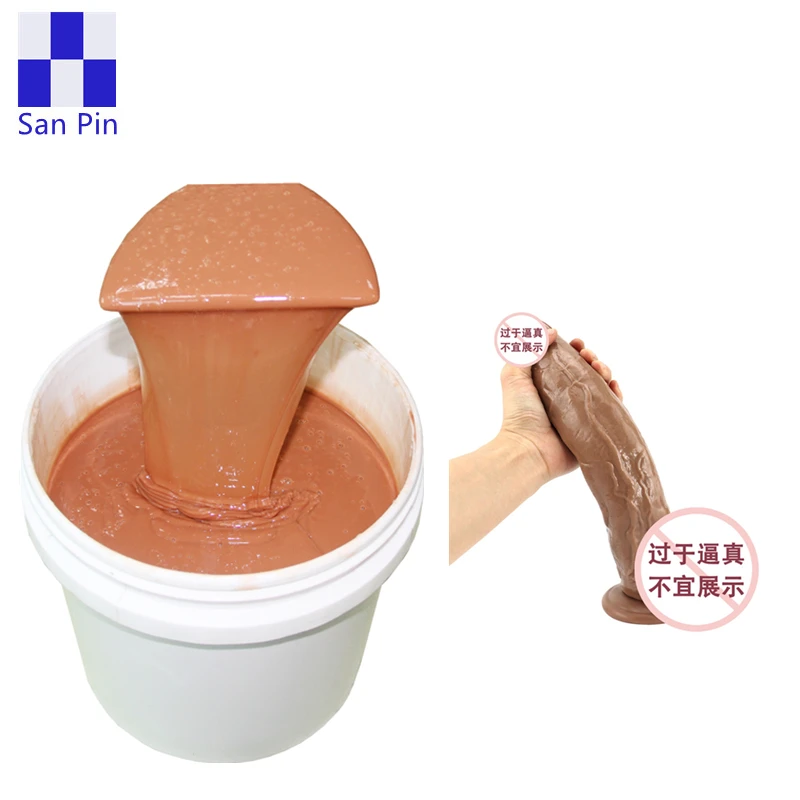 Room temperature platinum curing liquid silicone for dildos