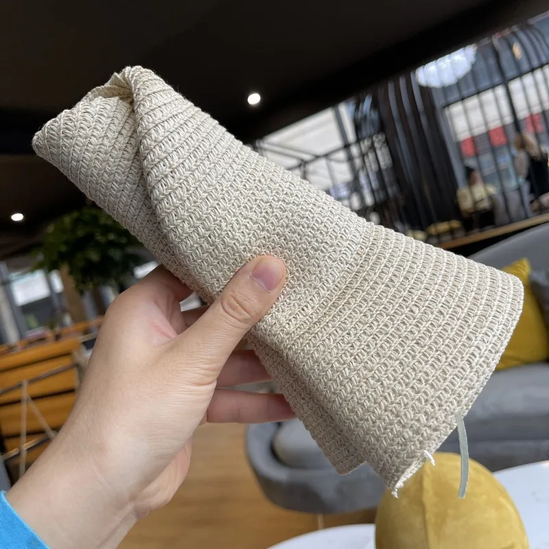 Wholesale Outdoor Mens Panama Straw Hat Sun Protection Paper Straw Panama Hats Beach Lifeguard Straw Hat