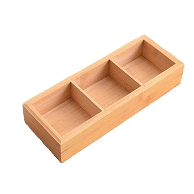 customized bamboo wooden trays for breakfast wooden cup catch tray