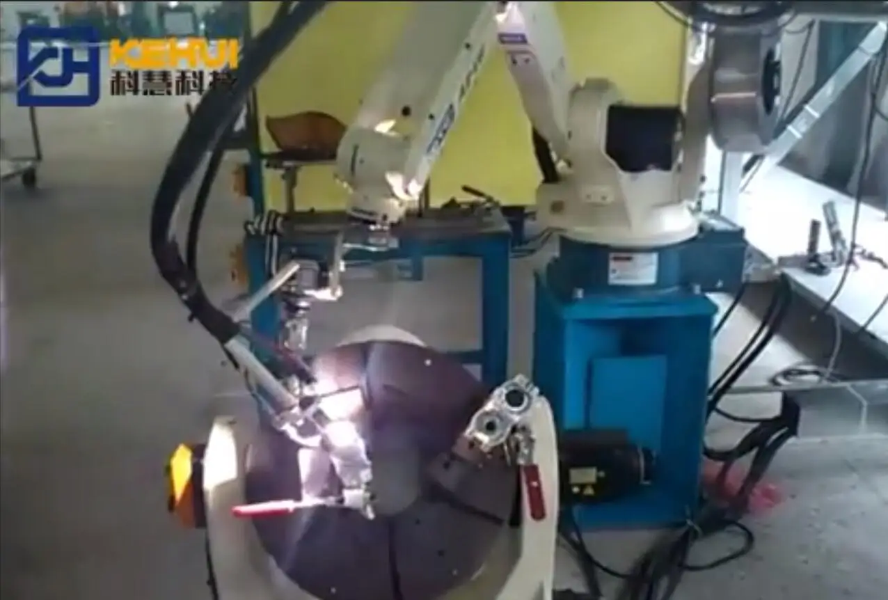 Auto Welding Positioner Turntable with 100kgs Welding Turntable by 100CA Australia Blue Metal Painting Wood Key Motor Box Parts