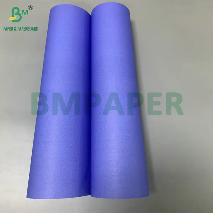 Яркость 24 'x 50 м 80gsm пурпурно-синяя бумага CAD Bond для струйной печати