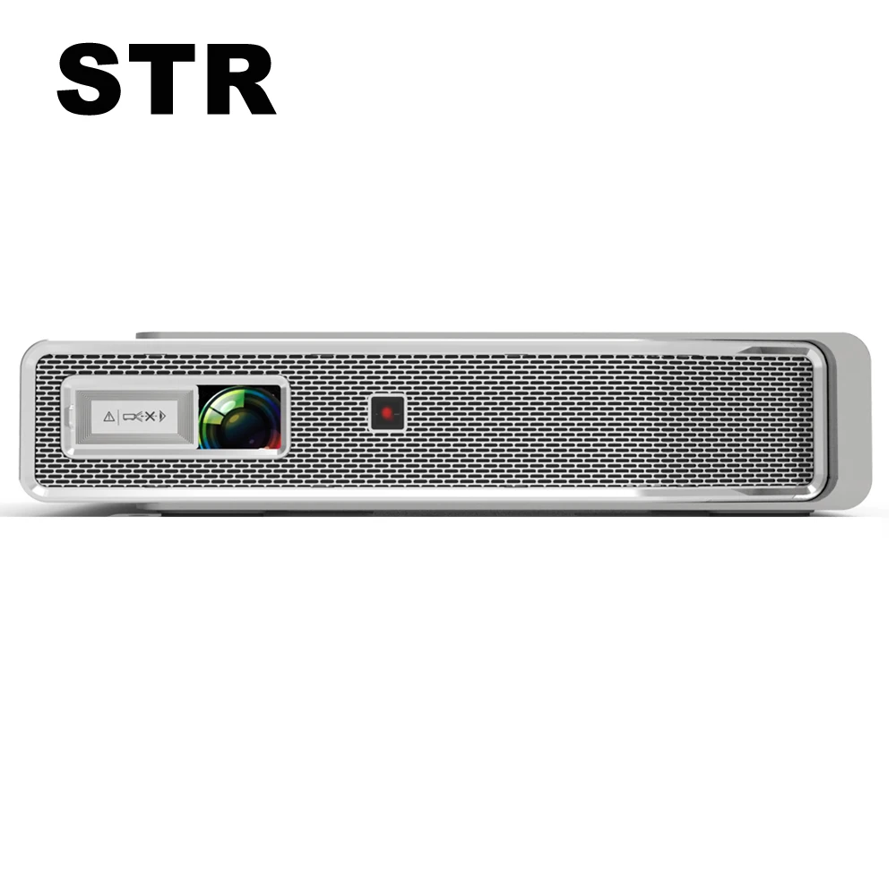 Android 9.0 4-core Home cinema movie beam 600 Ansi Lumens DLP LED 3D 4K HD laser short throw smart mini pocket projector