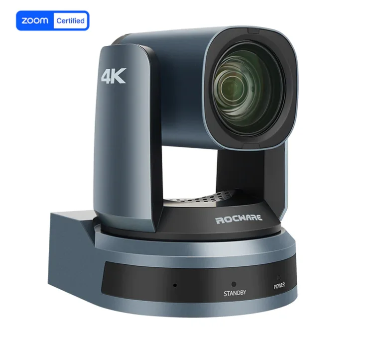 RC841U 4K PTZ Camera 12X Optical Zoom  16X Digital Zoom 80.8 Degree Wide Angle Lens  Full USB Interfaces