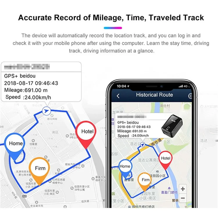 Дропшиппинг GF09 магнитный мини-GPS-локатор для собак и домашних животных трекер пожилых детей