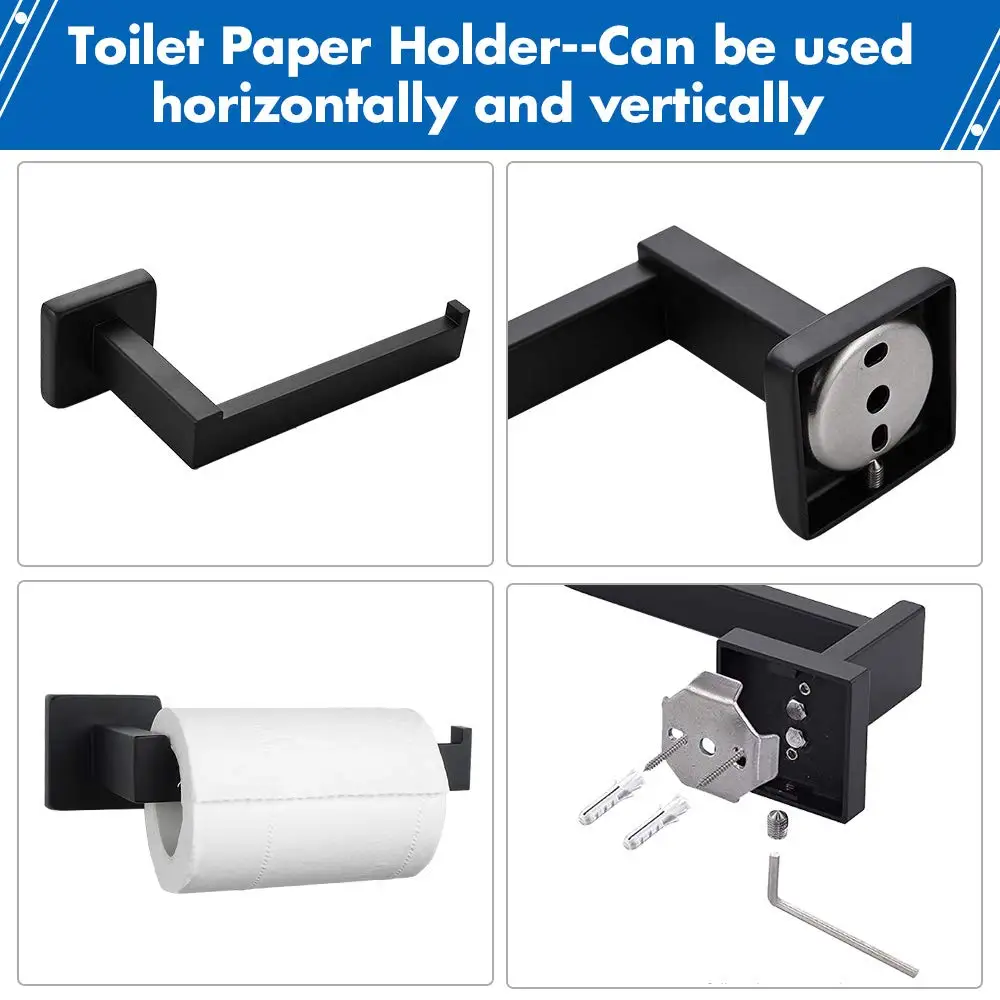 Top quality five star Hotel luxury accessories brushed nickel rose gold bathroom accessories set