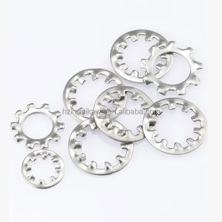 ANSI/ASME Internal/ External Tooth-Lock Washers 65Mn SUS304 SUS316 Factory Customized