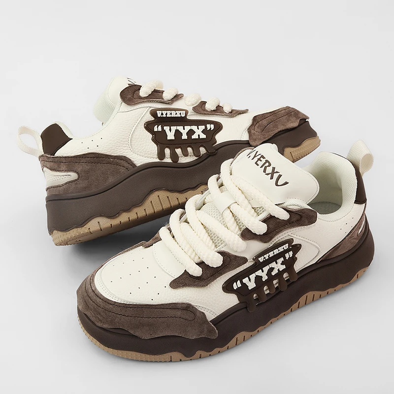 2024 Fashion Trend Custom Sneakers for Men Retro Leather Loafers with Mesh Lining Casual Shoes from Shoe Supplier