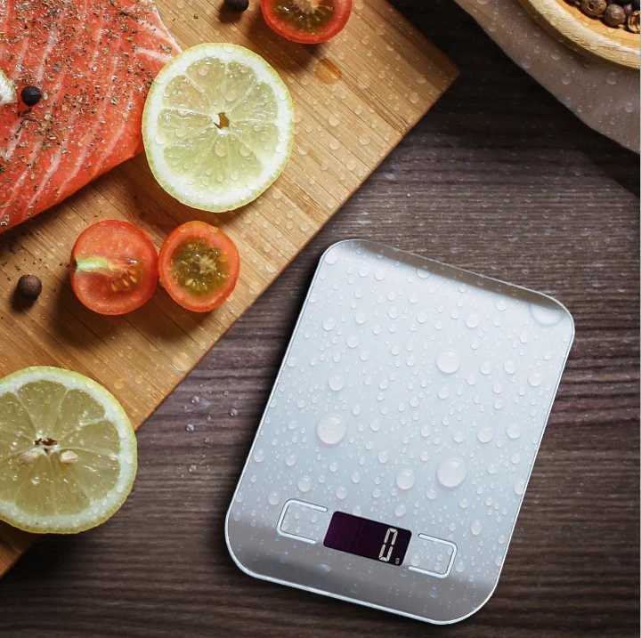 Accurate Weighing ABS Minimalism Kitchen Scales Kitchen Digital Long Life High Strain Sensors