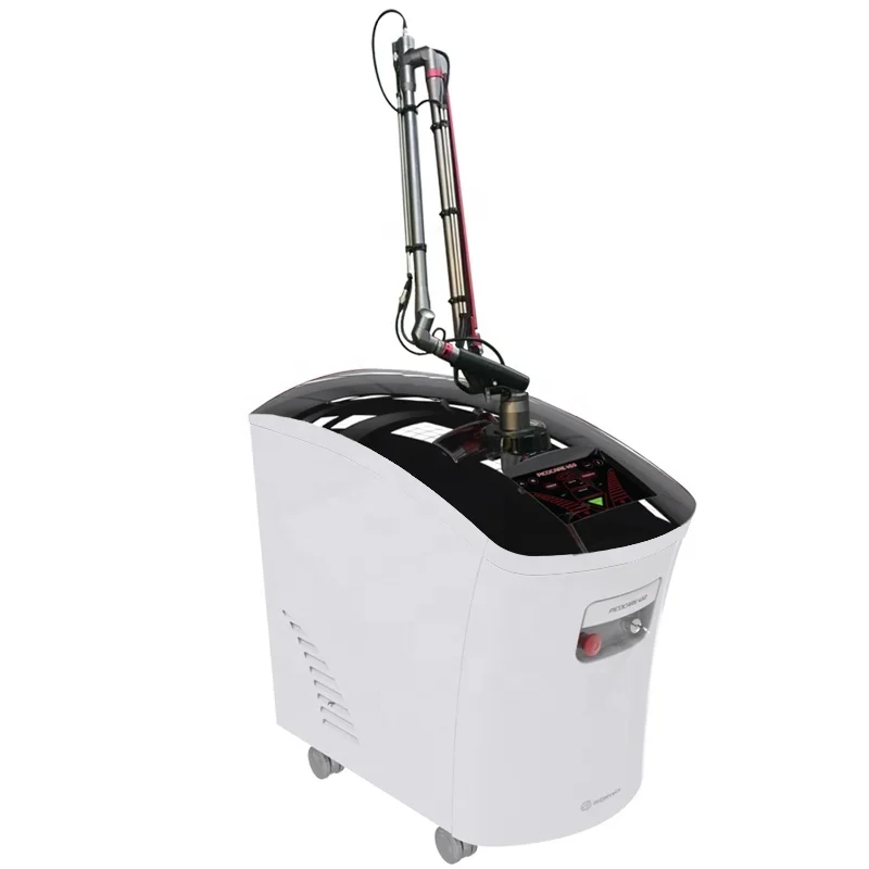 Popular Picosecond laser Beauty Machine Picolaser 755nm 532&1064nm Tattoo Removal Korea Laser handles Dual Rods Dual Lamps
