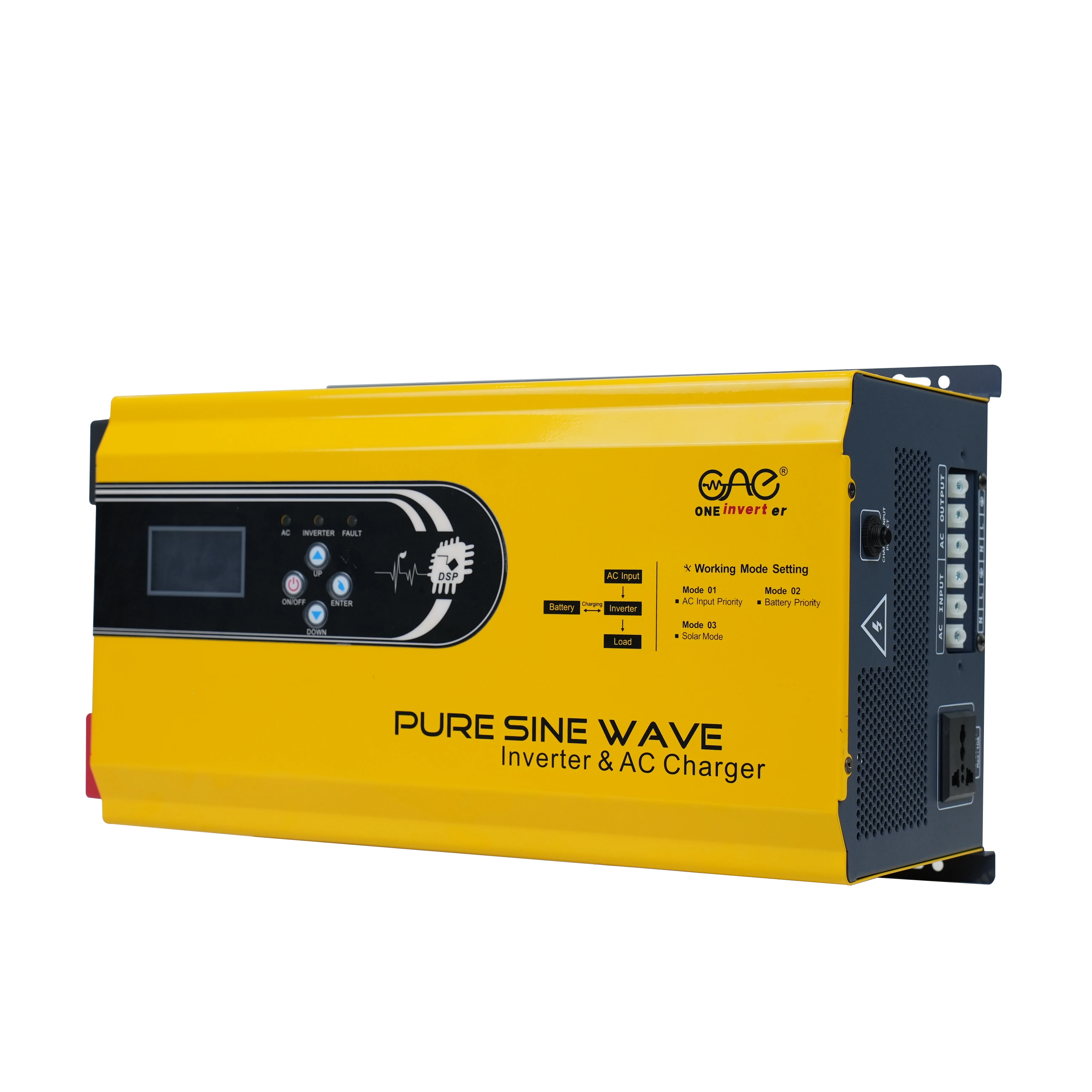 ИБП немодулированный синусоидальный сигнал 5000 Вт 12 В 24 48 переменного тока преобразователь постоянного