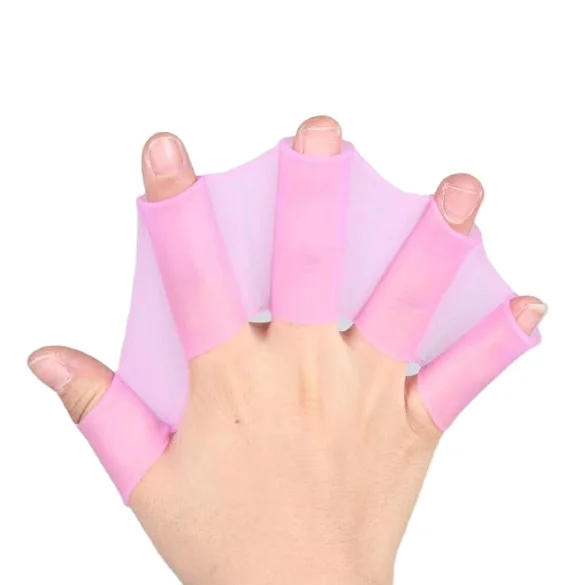 High Quality Unisex Frog Type Silicone Girdles Swimming Hand Fins Flippers Palm Finger Webbed Gloves Paddle Water Sports