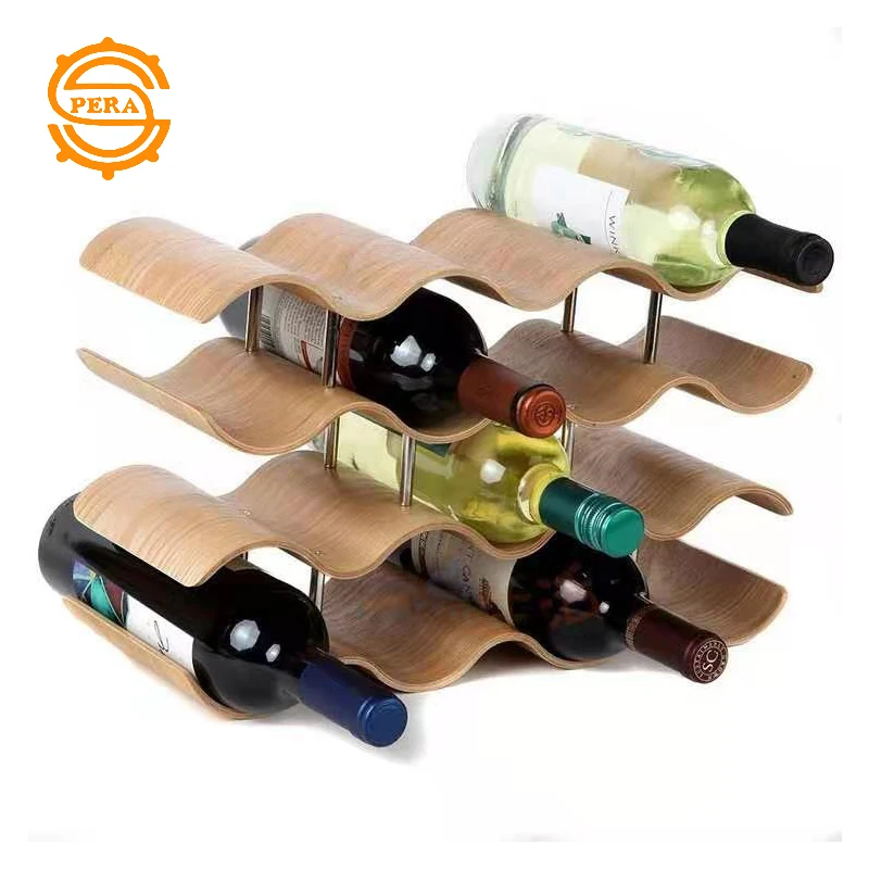 2021 hot sell stacking warehouse metal wall mounted hexagon wine