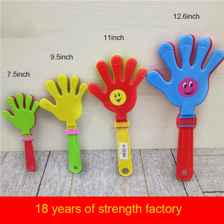 Promotion Gift Noise Maker OEM Clap Plastic Cheering Hand Clapper Sport Fans Cheering Activities clapping Toy Hand Clapper